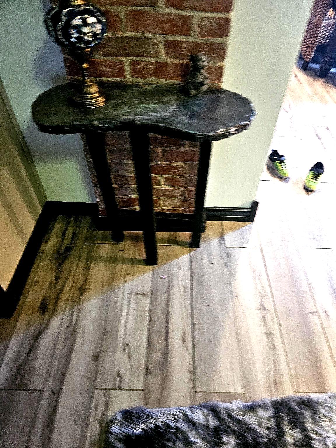 Concrete table on base